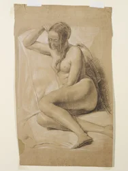Seated Female Nude, 1847